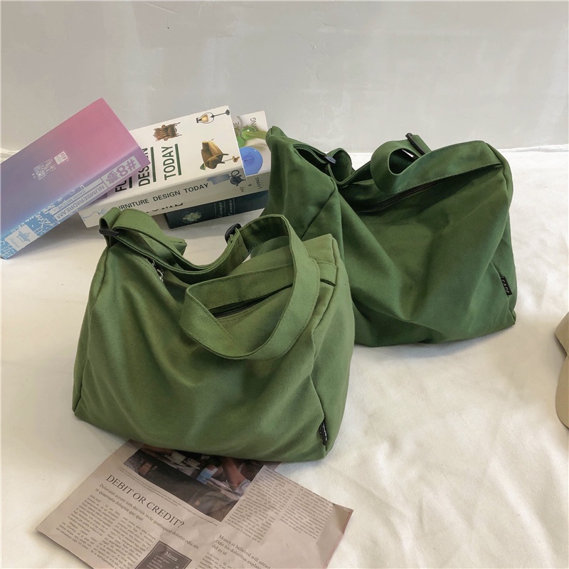 Túi Xách canvas Cỡ Lớn Phong Cách Hàn Quốc Cho Nữ