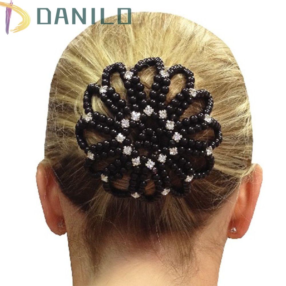 Danilo Lưới Búi Tóc Xoăn Thủ Công Cho Nữ|Búi Tóc Giả Xinh Xắn Dành Cho Nữ