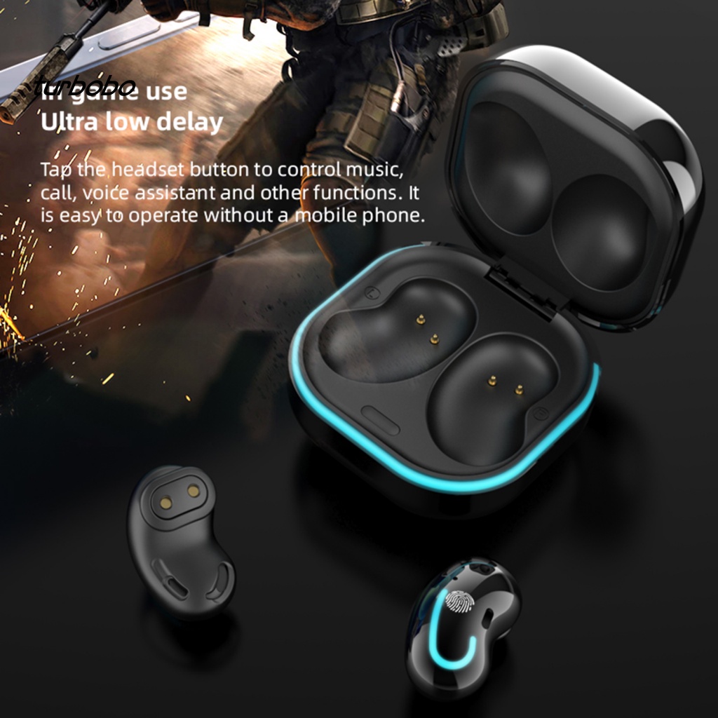 Tai Nghe Nhét Tai Thể Thao Không Dây Kết Nối Bluetooth Bằng ABS Hiệu turbobo S6 SE