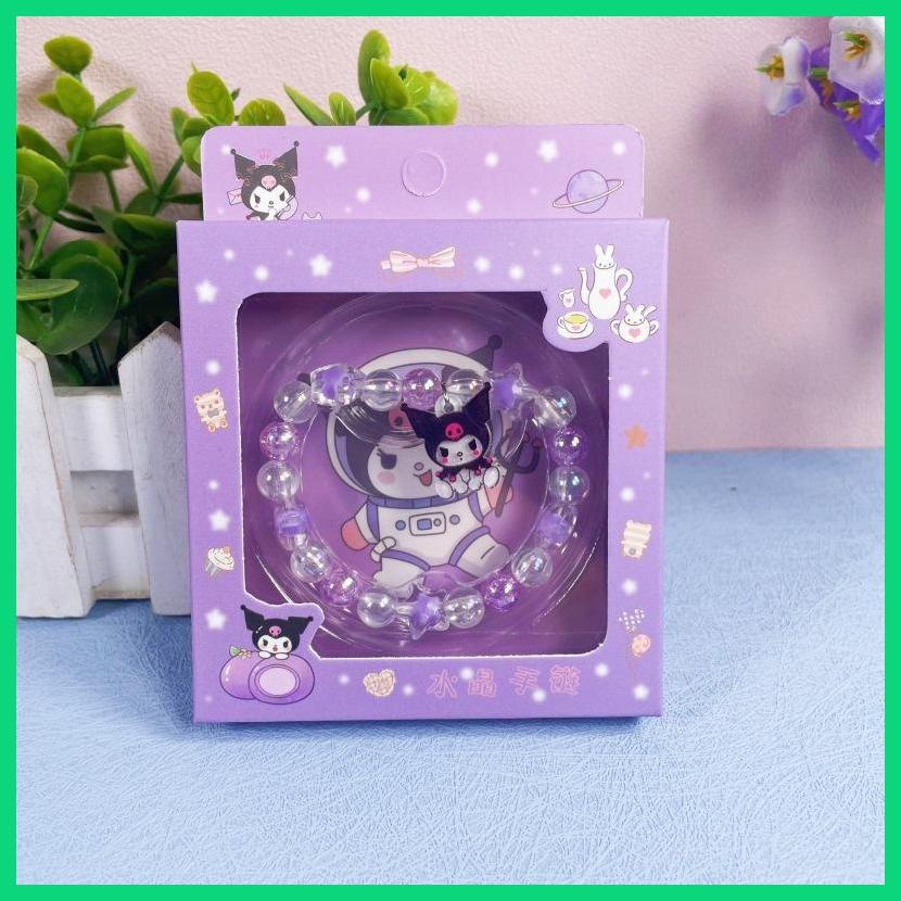 Hộp Đựng Trang Sức Hạt Pha Lê Sanrio Hoạt Hình Dễ Thương Cho Bé Gái jiwvn