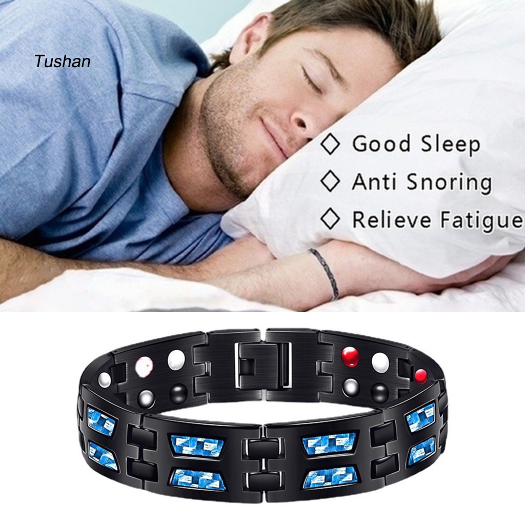 Vòng Đeo Tay Từ Tính Mạ Điện Chống Mệt Mỏi Có Thể Điều Chỉnh Cho Văn Phòng