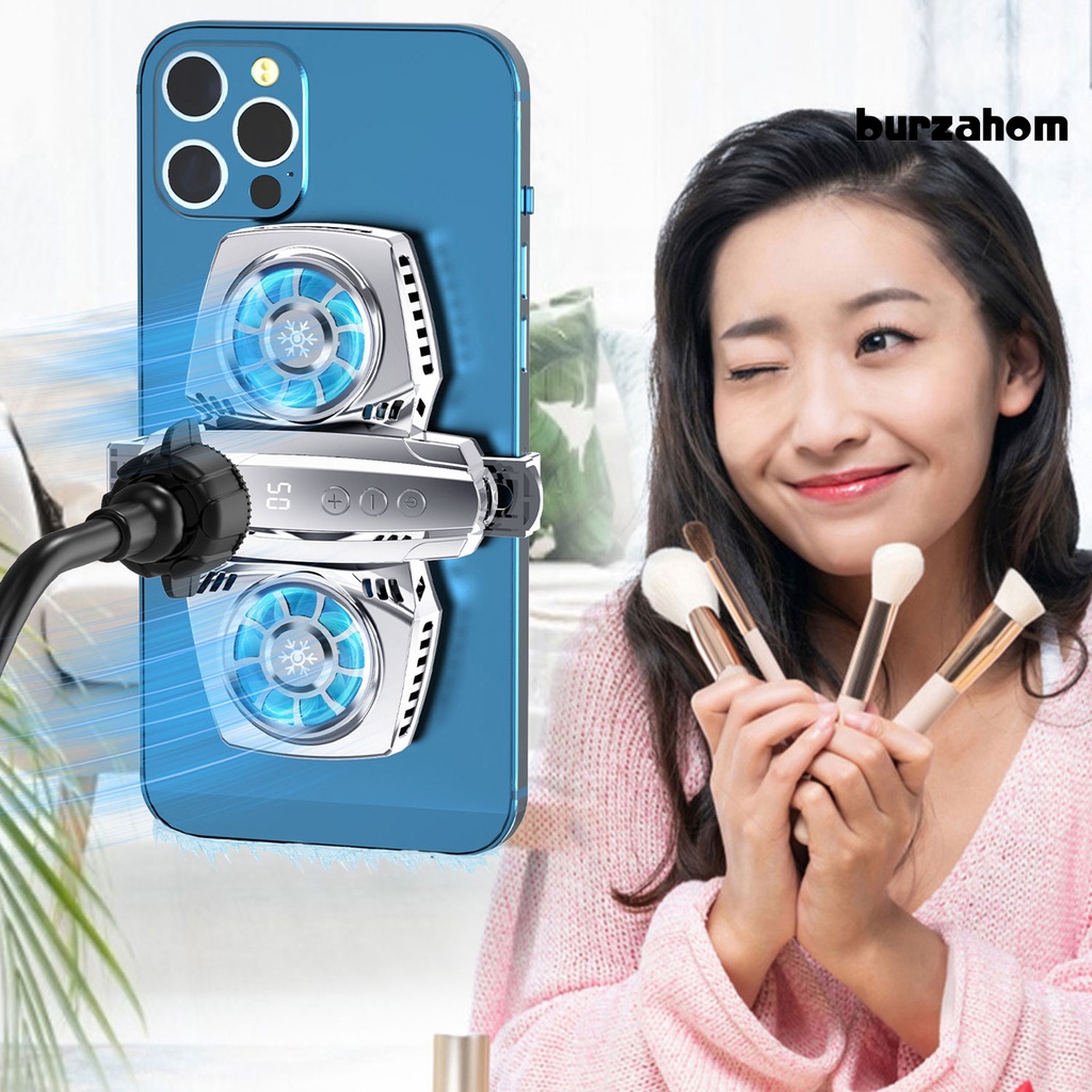 [BR] Kẹp Tản Nhiệt Làm Mát Nhanh K4 Di Động Màn Hình Kỹ Thuật Số Cho Điện Thoại / Máy Tính Bảng / Live Streaming