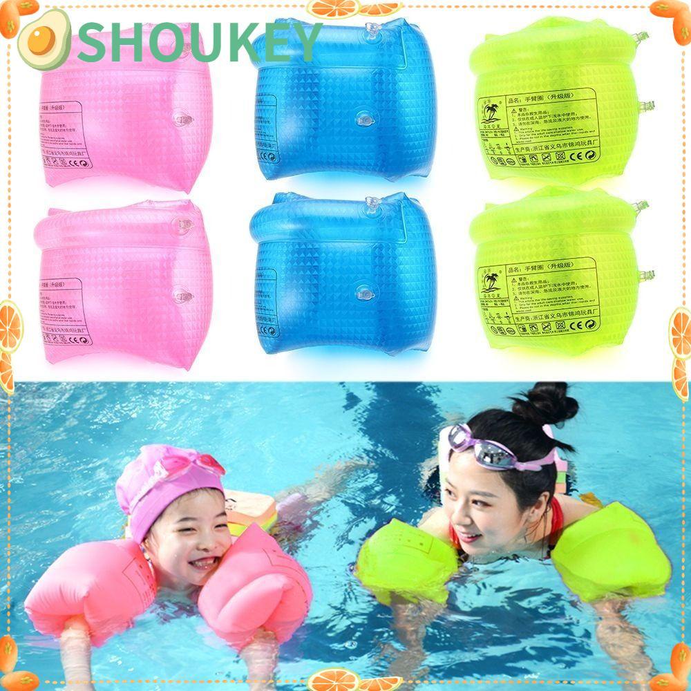 SHOUHOU Set 2 Phao Bơi Đeo Cánh Tay An Toàn Cho Bé Vòng Tay Phao An Toàn Huỳnh Quang