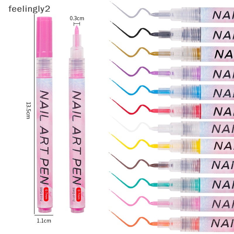 Bút Vẽ Móng Gel UV Nghệ Thuật Chống Nước DIY