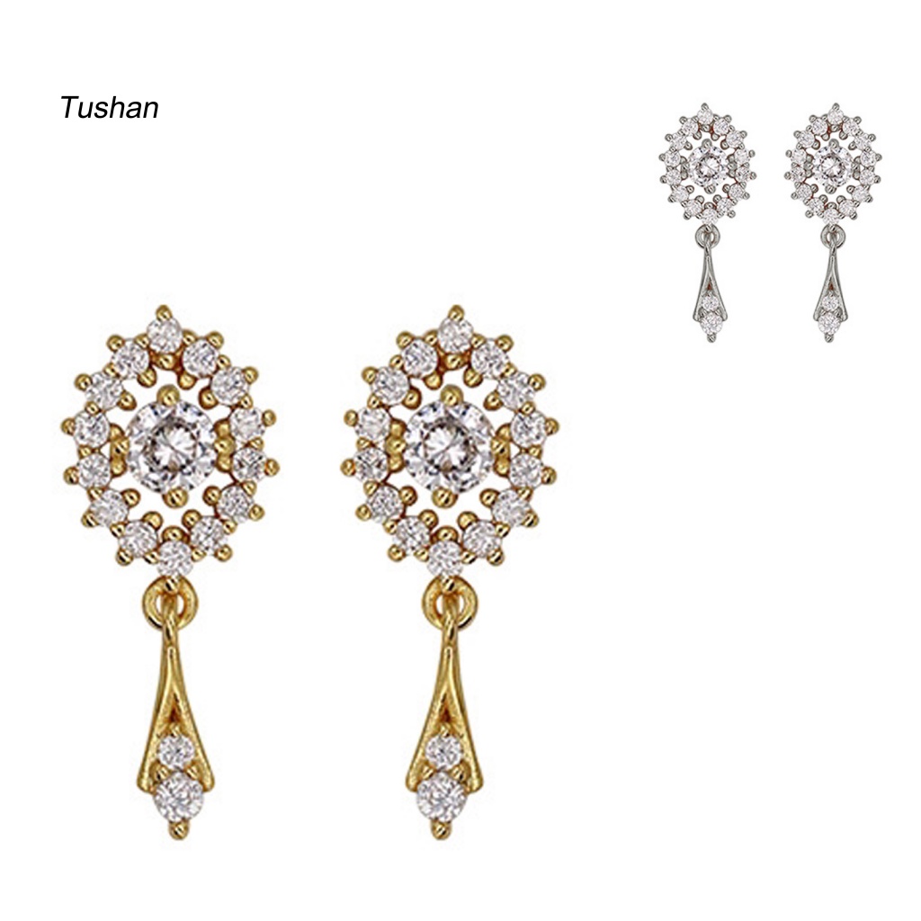 1 Đôi Bông Tai Tua Rua Phong Cách Vintage Thời Trang