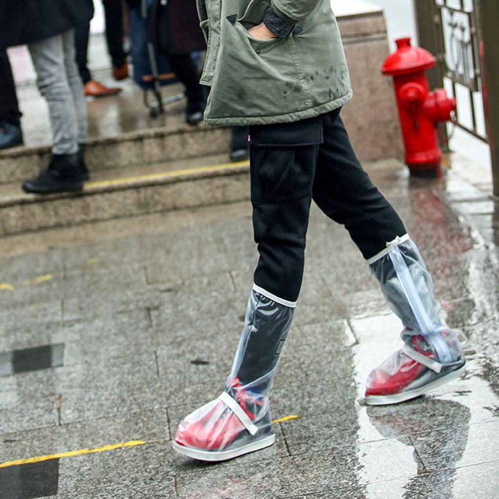 Vỏ Bọc Giày Đi Mưa Unisex Chống Trượt Chống Nước Có Thể Tái Sử Dụng