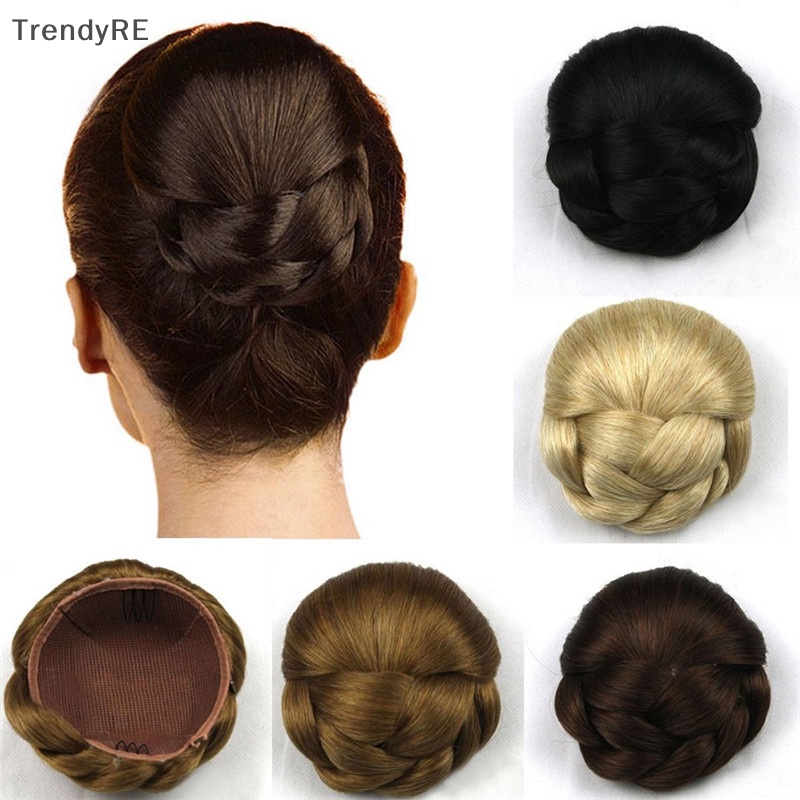 Búi Tóc Giả Có Kẹp Thời Trang Cho Nữ