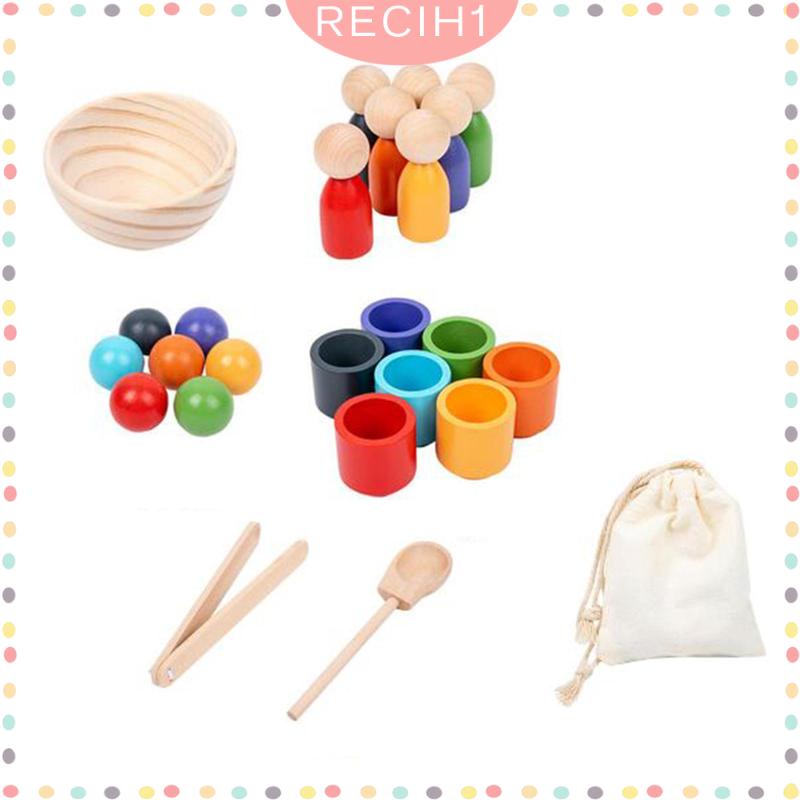 Bộ Đồ Chơi Giáo Dục Bằng Gỗ Thú Vị Cho Bé