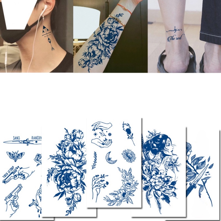 Hình Xăm Dán Tạm Thời Chống Nước Cho Nam Và Nữ