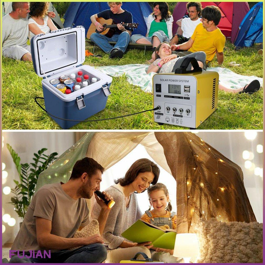 Solar Power System Household Emergency Mobile Energy Storage Supply Portable Components