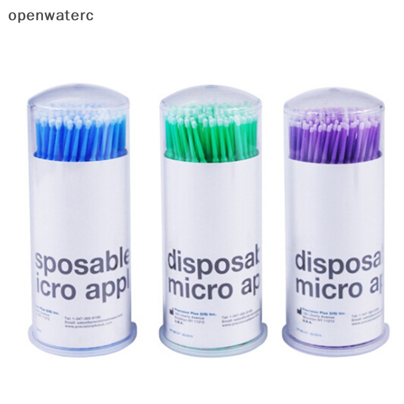 Set 100 Tăm Bông Micro Chuốt Mi Sử Dụng Một Lần Tiện Lợi