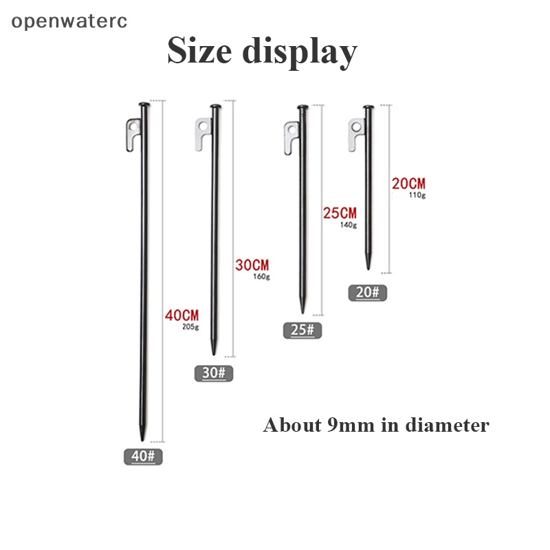 1 Cọc Dựng Lều Bằng Thép Dày Dặn Tiện Dụng