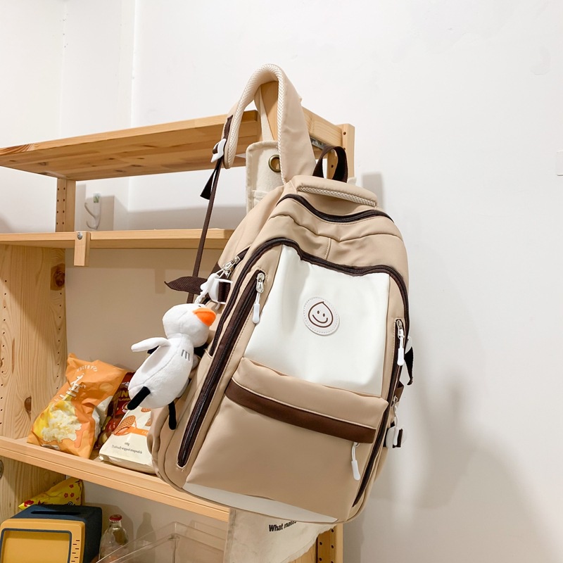 Ba Lô Học Sinh Kích Thước Lớn Phong Cách Hàn Quốc Đơn Giản