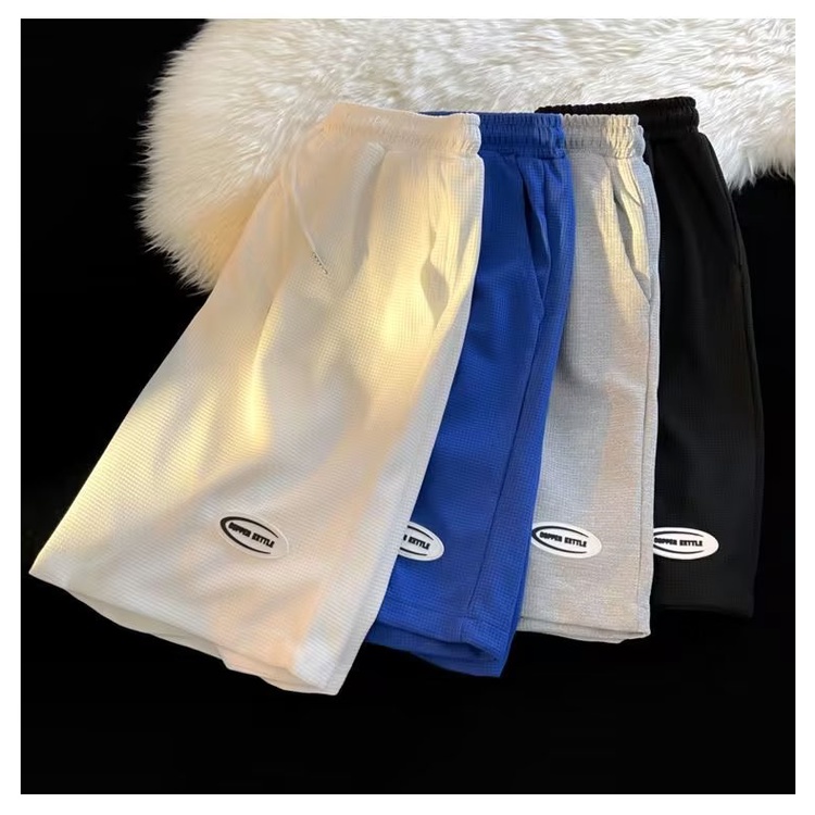 Quần Short Mỏng Dáng Rộng Cỡ Lớn Phong Cách Đường Phố Cá Tính Cho Nam