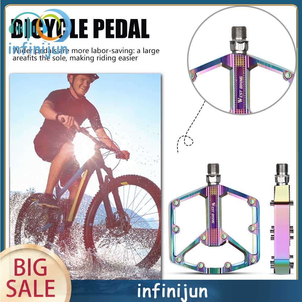 Bàn Đạp Bằng Hợp Kim Nhôm Siêu Nhẹ Chống Trượt Chuyên Dụng Cho Xe Đạp