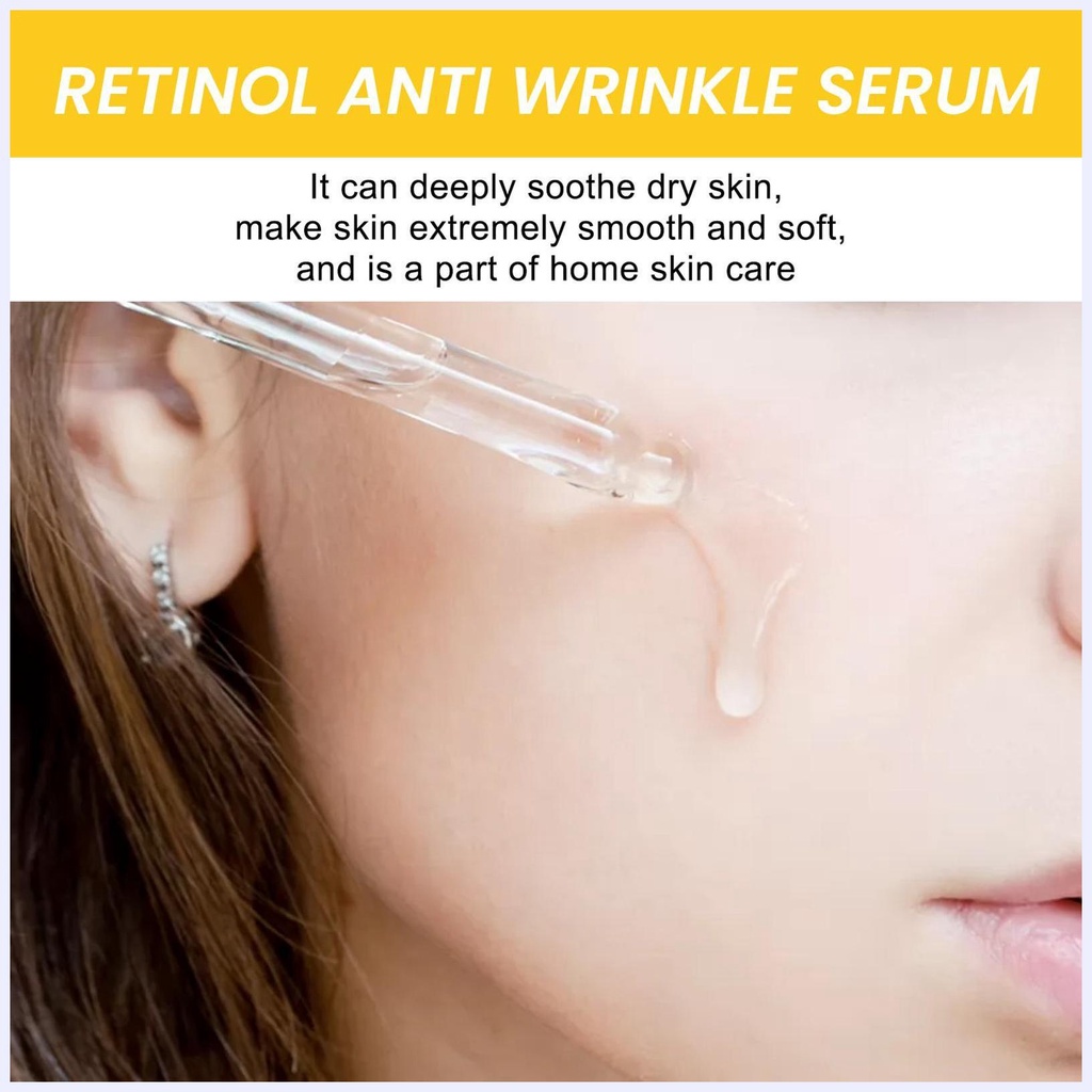 EELHOE Retinol Anti-Wrinkle Essence Làm căng da mặt, mờ nếp nhăn rãnh mũi má, dưỡng da chống lão hóa