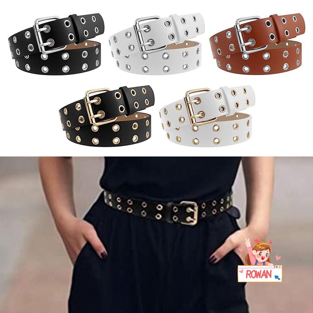 Thắt Lưng Hai Khóa Cài Phong Cách Punk Cá Tính Cho Nữ