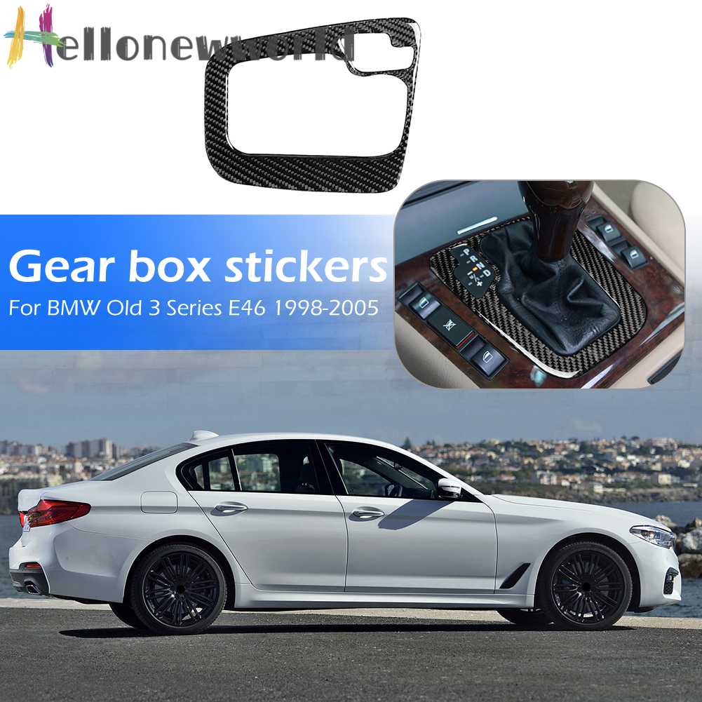 Viền Bọc Bảng Điều Khiển Cần Gạt Số Bằng Sợi Carbon Cho BMW 3 Series E46 1998-200