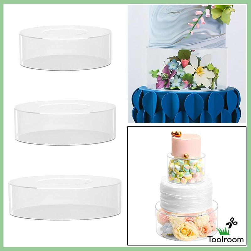 Giá Đỡ Trưng Bày Bánh Kem Bằng Acrylic Trong Suốt