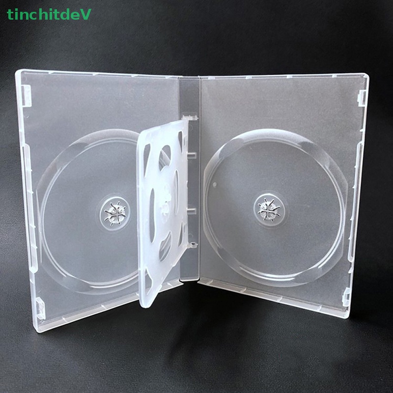 Hộp Đựng Đĩa CD Bằng Nhựa PP Trong Suốt Dung Tích 4-8 Đĩa