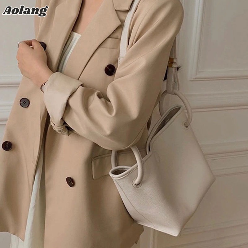 Túi xách AOLANG đeo vai mềm mại đơn giản thời trang