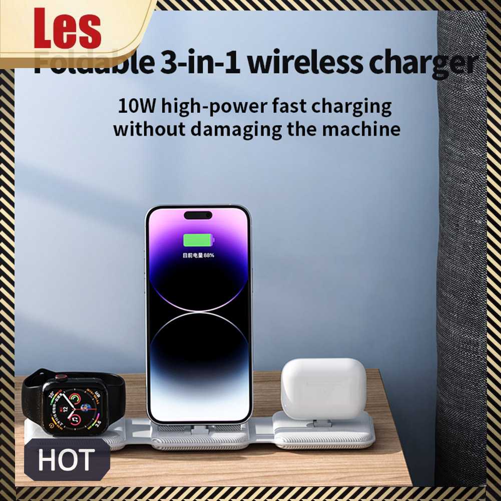 Giá Đỡ SạC Từ TíNh 3 Trong 1 Cho Tai Nghe / ĐồNg Hồ Appie / lphone