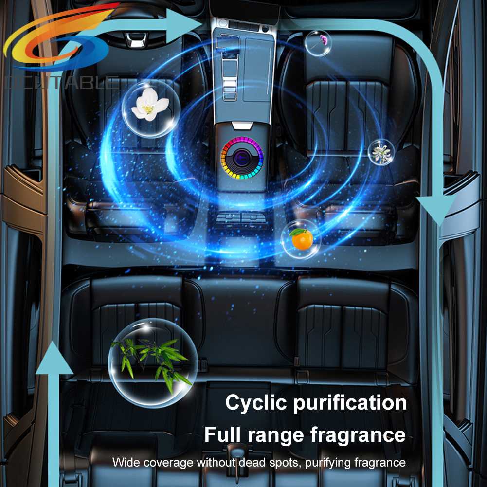 Bộ Khuếch Tán Tinh Dầu Có Đèn LED Cho Xe Hơi