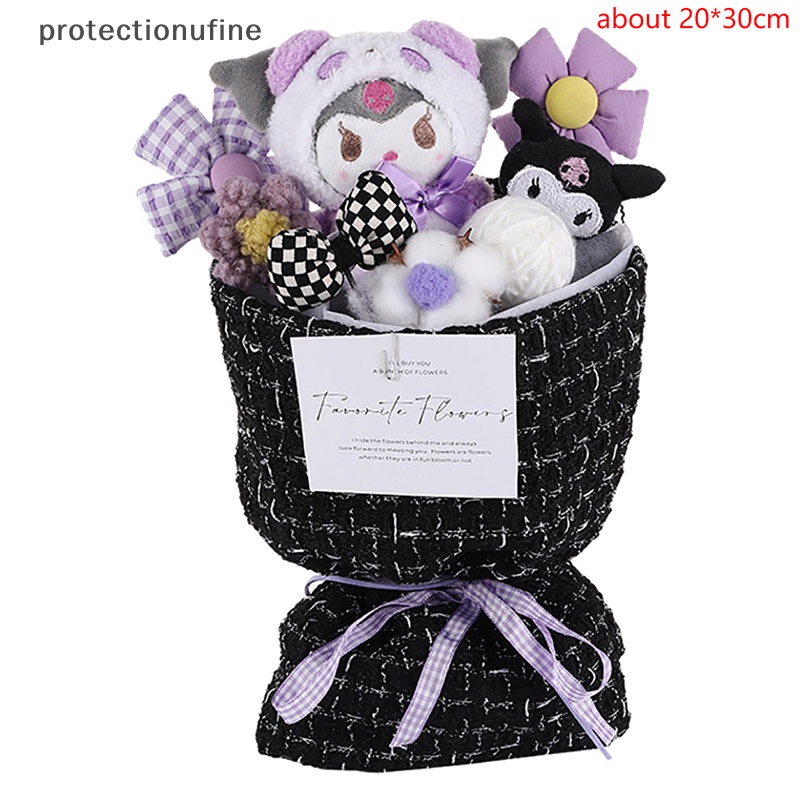 Búp Bê Nhồi Bông Mềm Mại Hình Melody Kuromi Cinnamoroll Đáng Yêu PR3VN My Melody