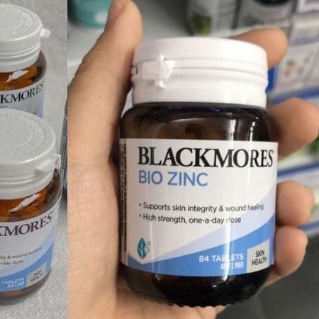Viên uống bổ sung kẽm tự nhiên blackmores bio zinc Healthy Care của Úc chai 84 viên Healthy Care Australia