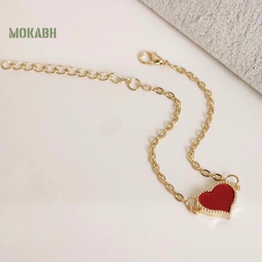 Vòng Đeo Tay Thiết Kế Hình Trái Tim Cho Nữ