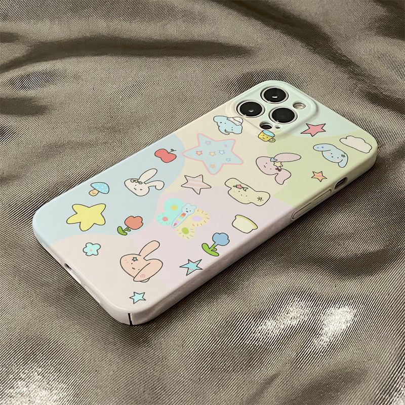 Ốp Điện Thoại Cứng / Phim Dán In Hình Động Vật Hoạt Hình Cho iphone14promax14pro11 Apple 1413