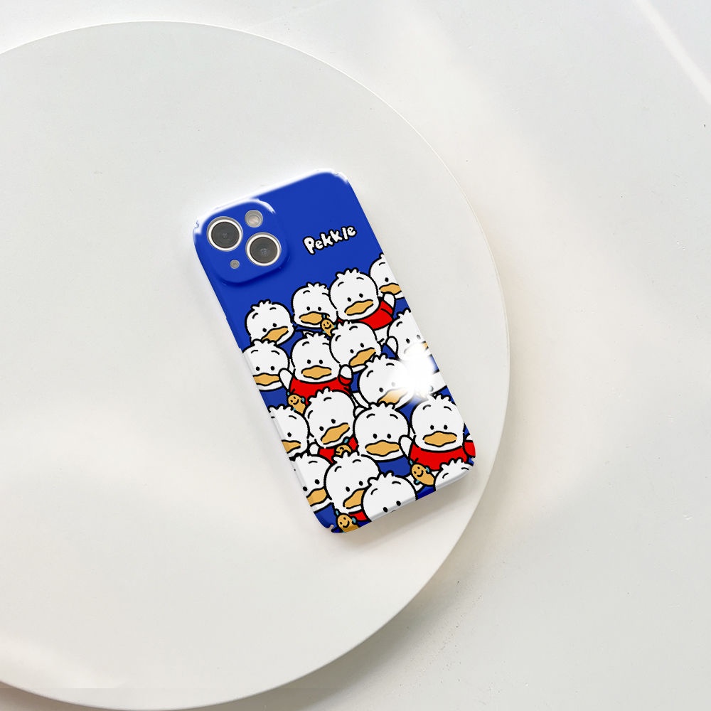 Ốp Điện Thoại Cứng Hình Chú Vịt Dễ Thương Cho iPhone14 / 13 / / xr 1178 Plus / 12 Film / xs