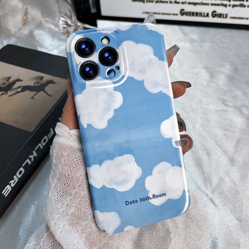 Ốp Điện Thoại Họa Tiết Tranh Sơn Dầu Lấp Lánh Cho Iphone14xr Promax / 13 / 11xs12