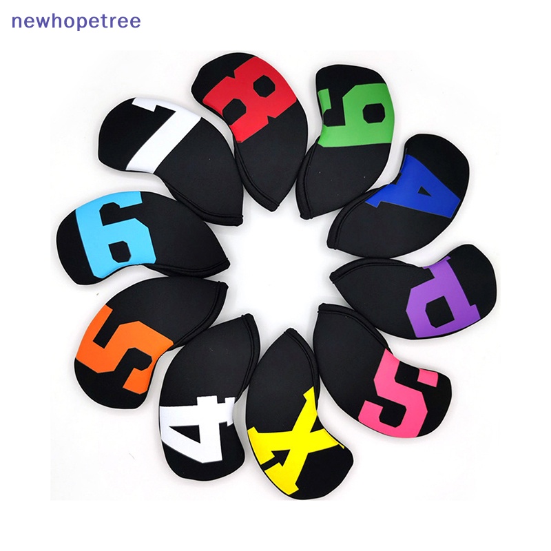 Set 10 Vỏ Bọc Đầu Gậy Đánh golf Cao Cấp 4-9 ASPX 6 Màu