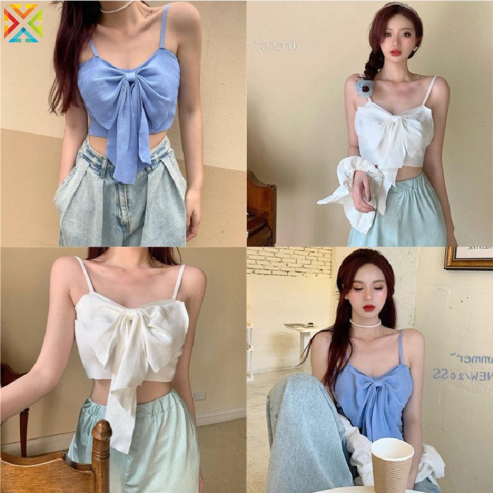 Áo Croptop Sát Nách Y2k Phong Cách Thể Thao Thời Trang Cho Nữ