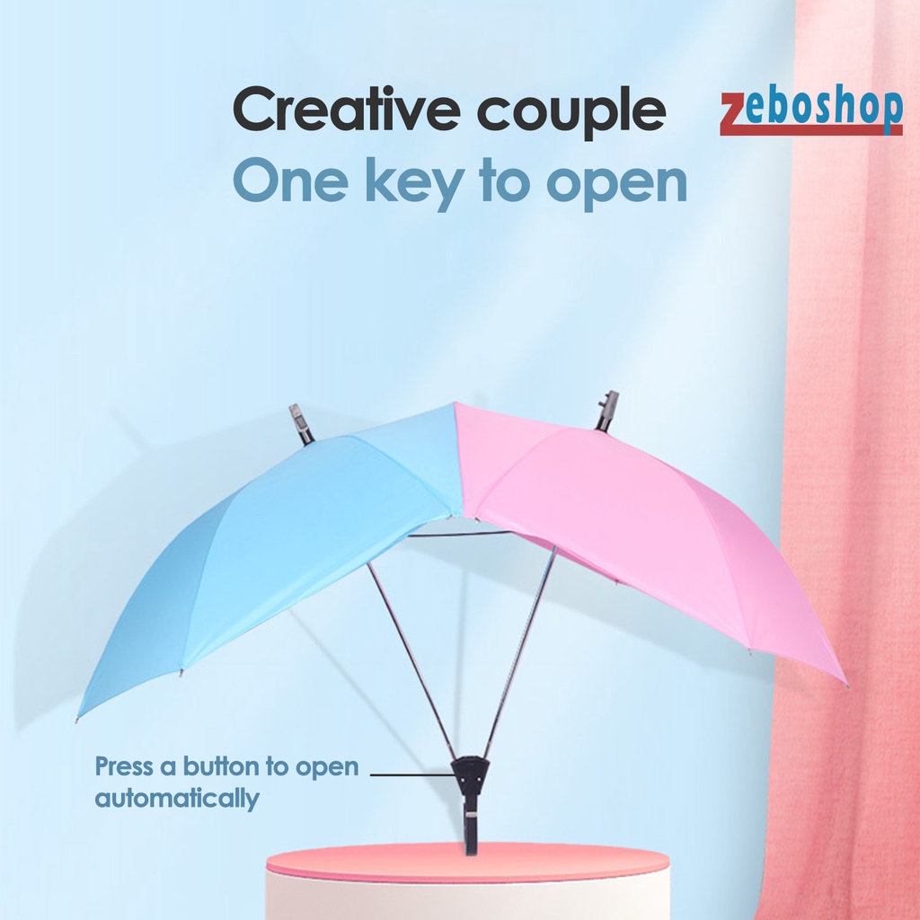 Dù Che Nắng Chống Gió Chống Thấm Nước Tay Cầm Dài Hai Lớp Tiện Dụng