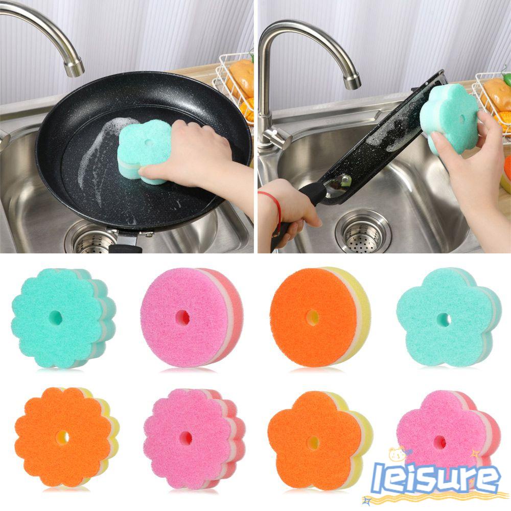 Mút Xốp Rửa Chén Hình Bông Hoa Tiện Dụng
