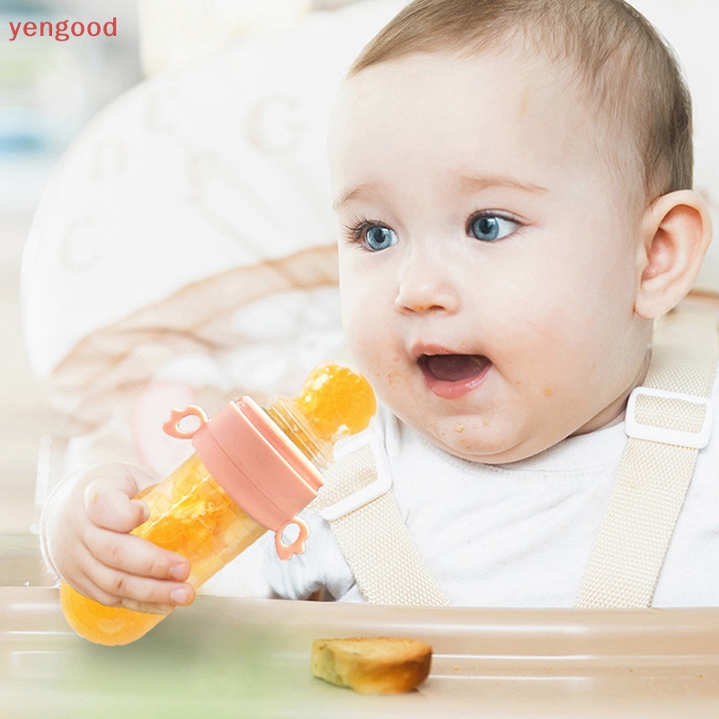 Bình Sữa Kèm Muỗng Bằng Silicone Tiện Dụng Dành Cho Trẻ Nhỏ