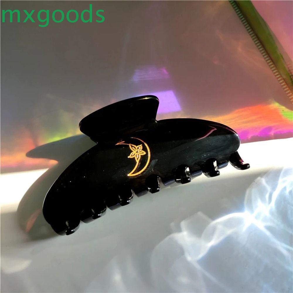 Kẹp Tóc Hình Ngôi Sao / Mặt Trăng Kiểu Hàn Quốc Sáng Tạo Thời Trang MXGOODS Acetate