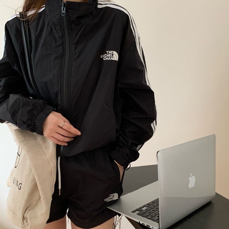 Áo Khoác Cardigan Chống Nắng Cổ Đứng Phối Khóa Kéo Phong Cách Hàn Quốc Thời Trang Xuân Hè 2023 Cho Nữ