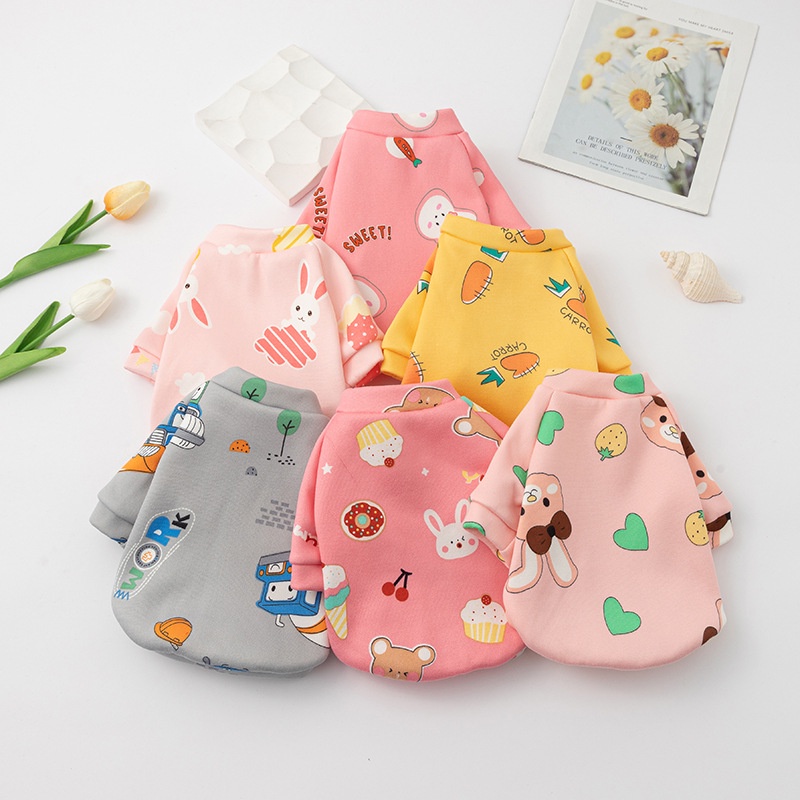 Áo Hoodie ẤM ÁP / HọA TiếT HoạT HìNh Cho Thú Cưng