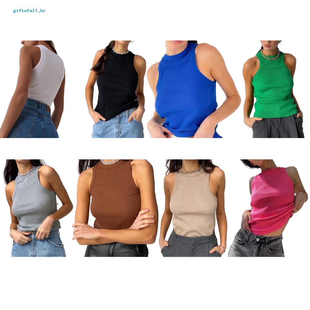 Áo Thun Màu Trơn Thời Trang Mùa Hè Dành Cho Nữ