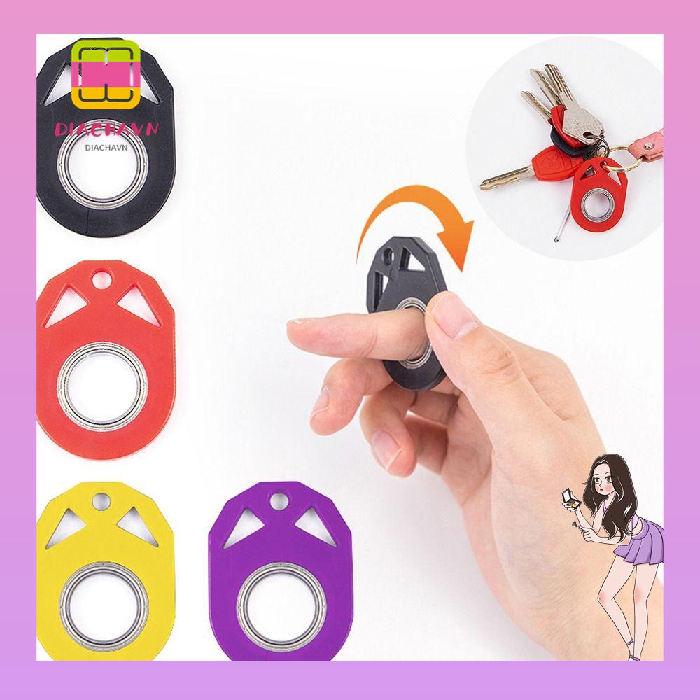 Móc Khóa Hình Con Xoay Bằng Thép Không Gỉ Giúp Giảm Căng Thẳng