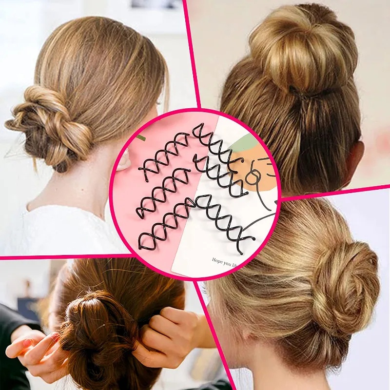 Kẹp Tóc Dạng Xoắn Phong Cách Hàn Quốc Thời Trang Cho Nữ