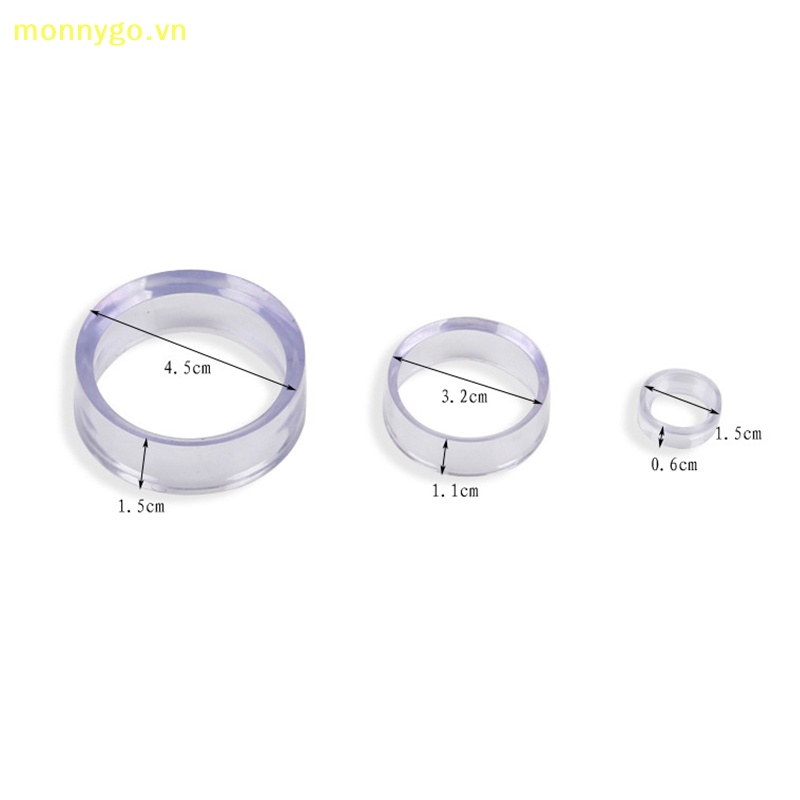 Set 10 Đế Trưng Bày Quả Cầu Pha Lê Trong Suốt Bằng Acrylic VN