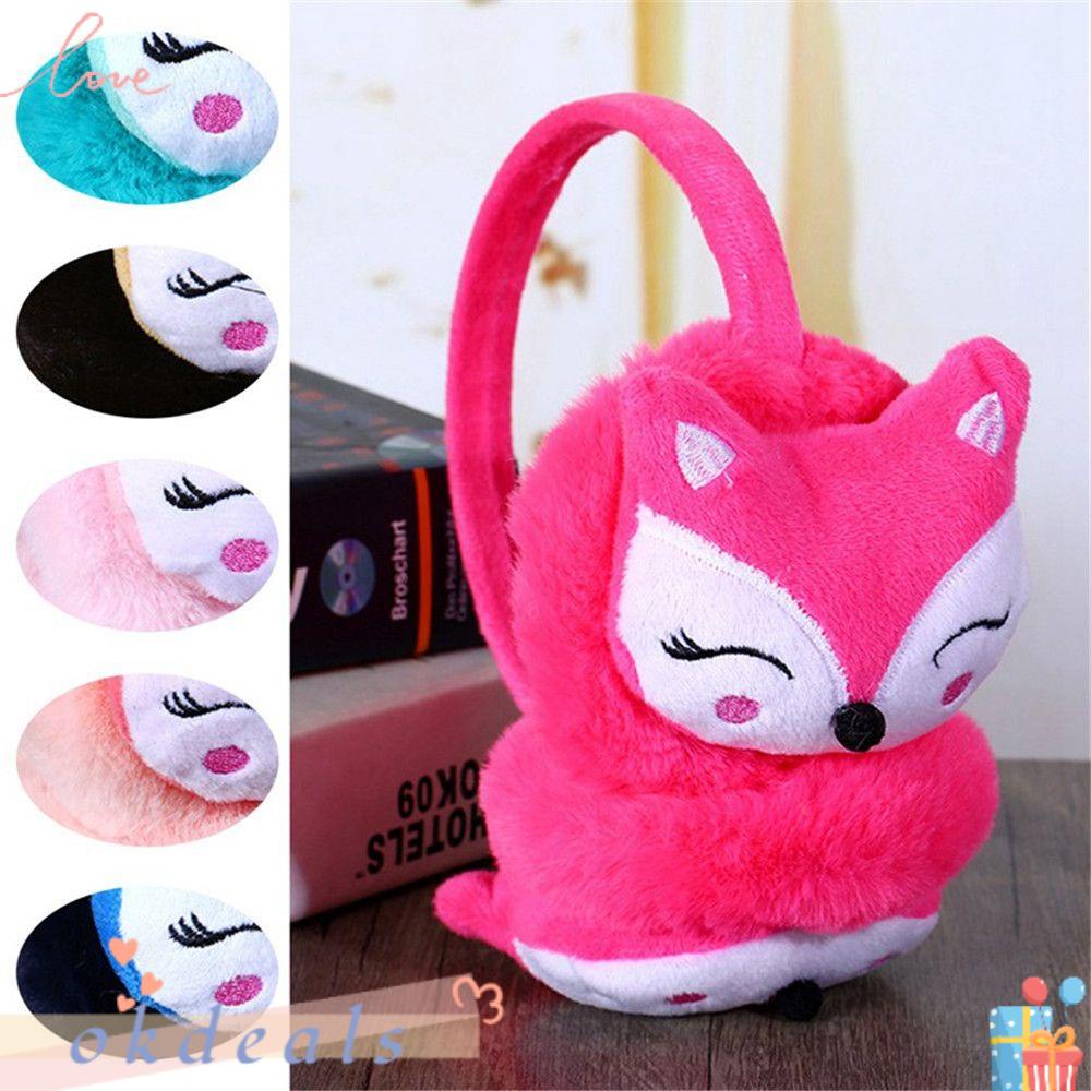 Bông Chụp Tai Giữ Ấm Bằng Vải Cotton Phối Lông Thoải Mái Đáng Yêu Dành Cho Nam Nữ