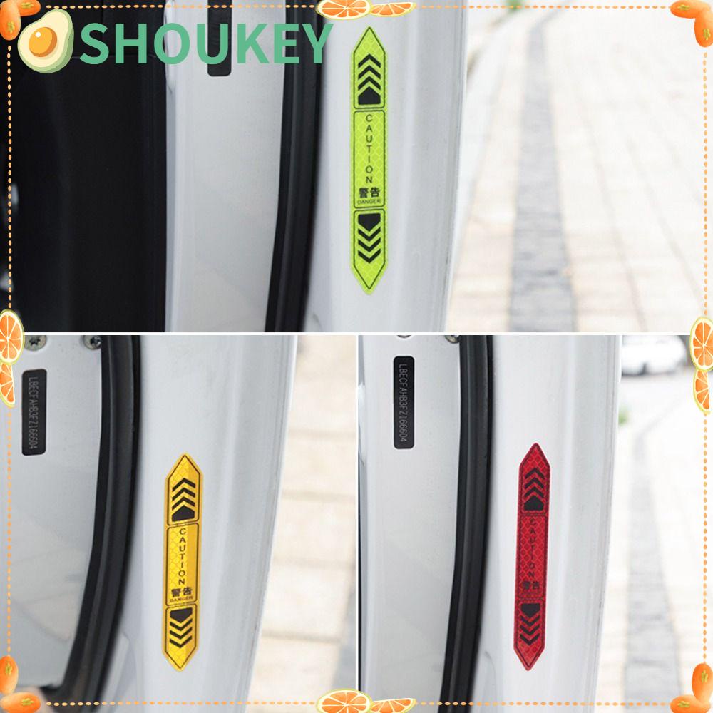 Bộ 16 Miếng Dán Phản Quang Tự Dính Trang Trí Xe Hơi / Mô Tô