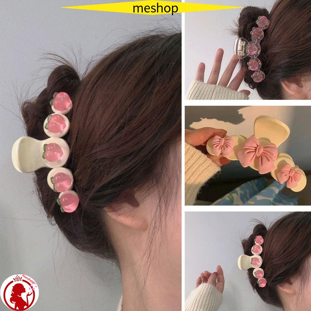 Kẹp Tóc Hình Quả Đào Chống Trượt Thời Trang Nhật Bản