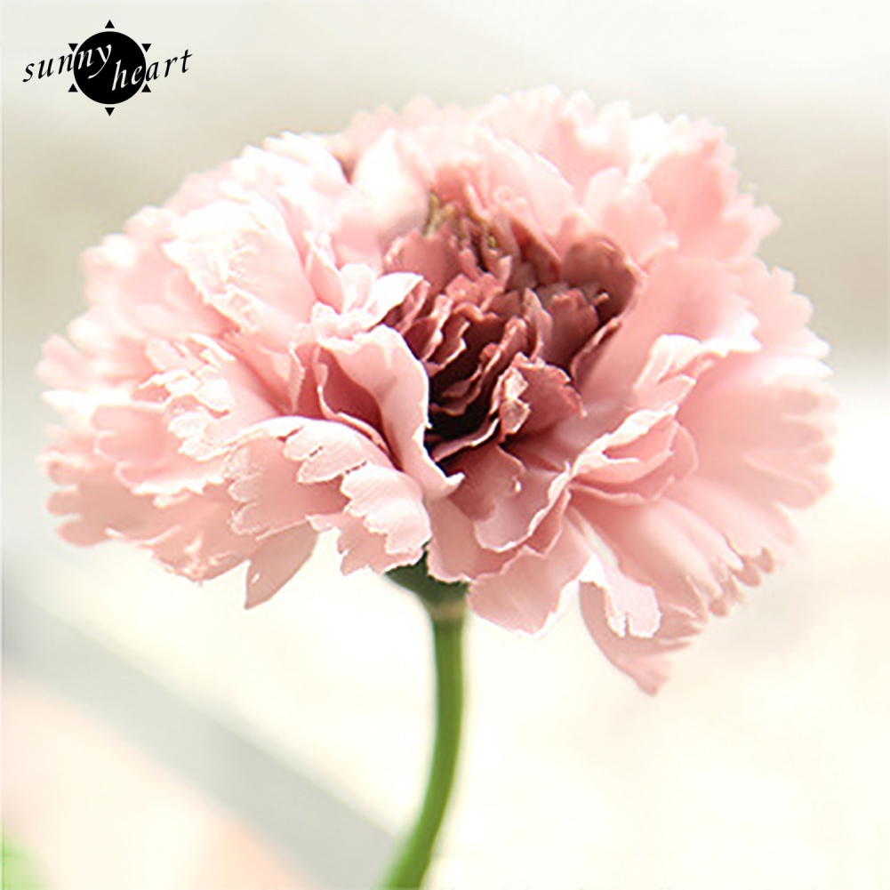 Bó 6 Nhánh Hoa Cẩm Chướng Nhân Tạo Trang Trí Nhà Cửa