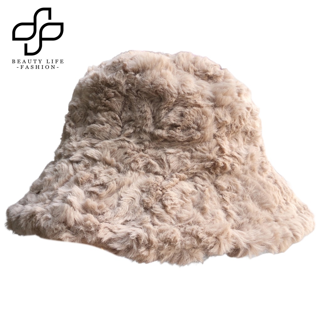 Nón Tai Bèo Tròn Phủ Lông Dày Dặn Mềm Mại Màu Trơn Chống Lạnh Mùa Đông Kích Thước Một Kích Thước Cho Học Sinh